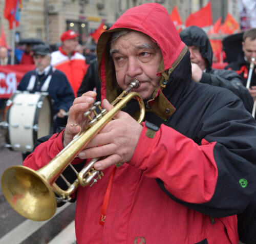 1. May parade Moscow Russia